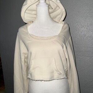 NWOT As Revival Hoodie Ivory Laced Size Medium Altard State